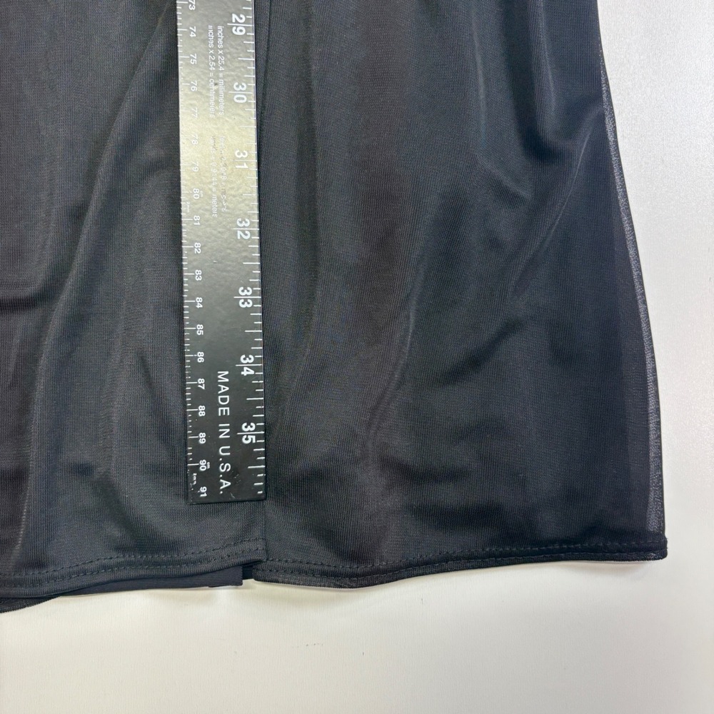 Tiana B Black Beaded Pearl Neck Shift Dress 2X Sleeveless Cocktail Party Plus - Picture 6 of 10